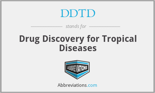DDTD - Drug Discovery for Tropical Diseases