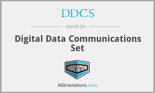DDCS - Digital Data Communications Set