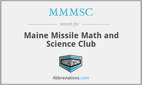 MMMSC - Maine Missile Math and Science Club