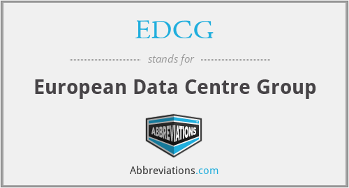 EDCG - European Data Centre Group