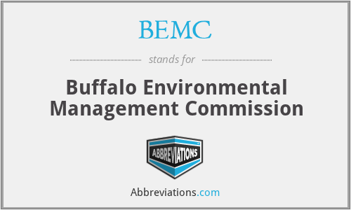 BEMC - Buffalo Environmental Management Commission