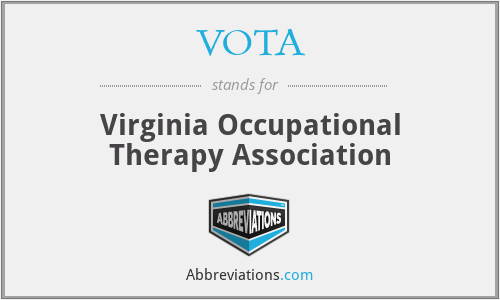 VOTA - Virginia Occupational Therapy Association