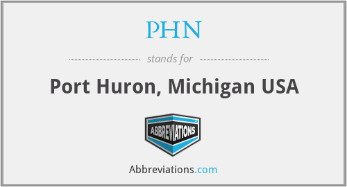 PHN - Port Huron, Michigan USA