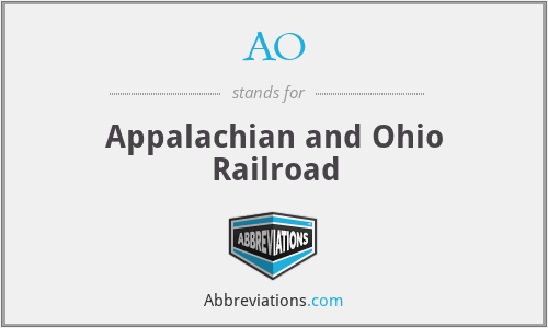 AO - Appalachian and Ohio Railroad