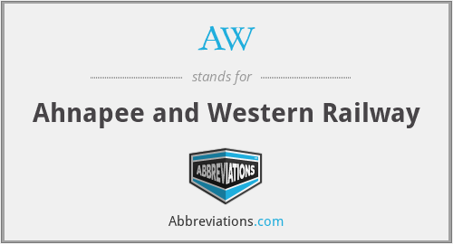 AW - Ahnapee and Western Railway