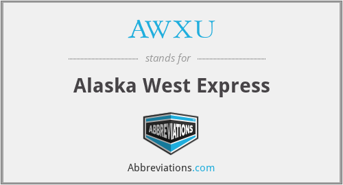 AWXU - Alaska West Express