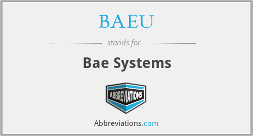 BAEU - Bae Systems