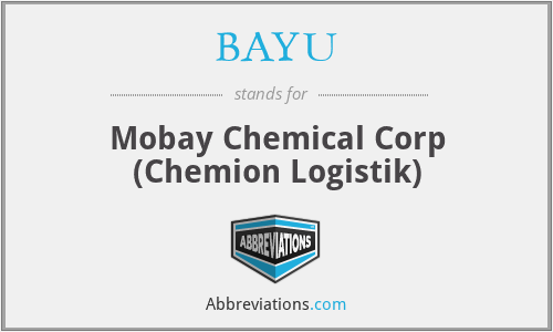 BAYU - Mobay Chemical Corp (Chemion Logistik)