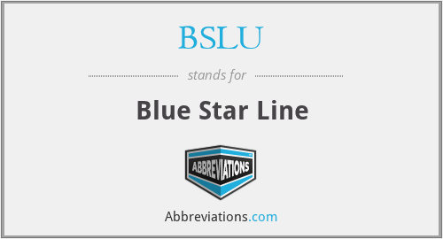 BSLU - Blue Star Line