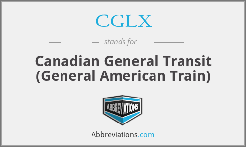 CGLX - Canadian General Transit (General American Train)