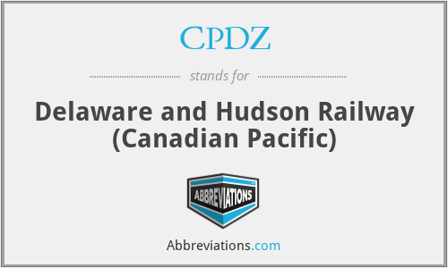 CPDZ - Delaware and Hudson Railway (Canadian Pacific)