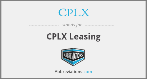 CPLX - CPLX Leasing