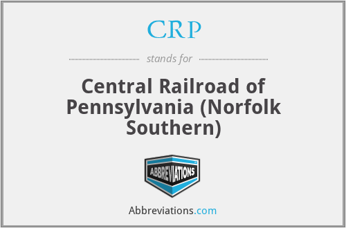 CRP - Central Railroad of Pennsylvania (Norfolk Southern)
