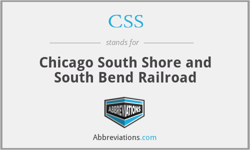 CSS - Chicago South Shore and South Bend Railroad