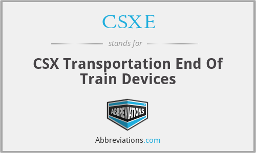CSXE - CSX Transportation End Of Train Devices