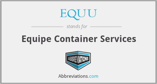 EQUU - Equipe Container Services