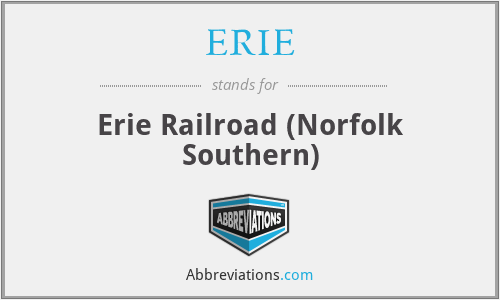 ERIE - Erie Railroad (Norfolk Southern)