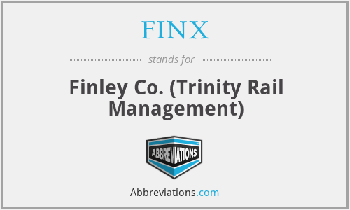 FINX - Finley Co. (Trinity Rail Management)