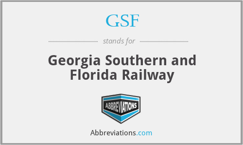 GSF - Georgia Southern and Florida Railway