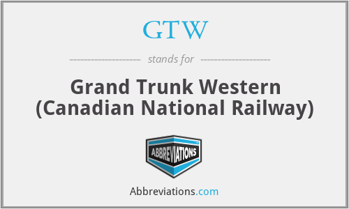 GTW - Grand Trunk Western (Canadian National Railway)
