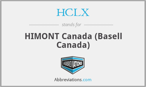 HCLX - HIMONT Canada (Basell Canada)