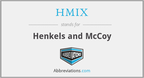 HMIX - Henkels and McCoy