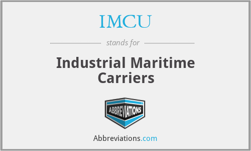 IMCU - Industrial Maritime Carriers