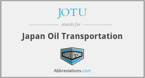 JOTU - Japan Oil Transportation