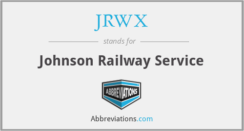JRWX - Johnson Railway Service
