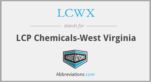 LCWX - LCP Chemicals-West Virginia