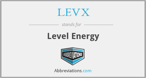 LEVX - Level Energy