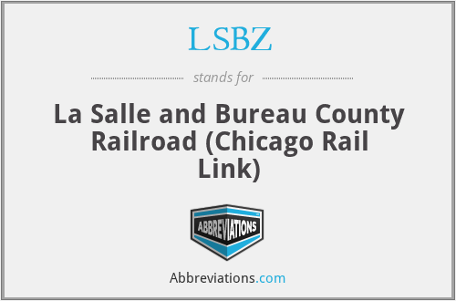 LSBZ - La Salle and Bureau County Railroad (Chicago Rail Link)