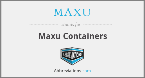 MAXU - Maxu Containers