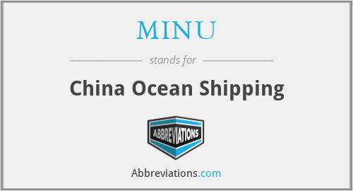 MINU - China Ocean Shipping