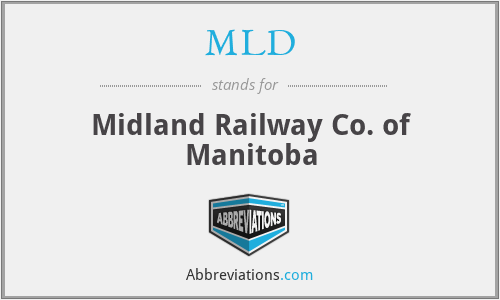 MLD - Midland Railway Co. of Manitoba
