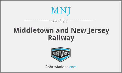 MNJ - Middletown and New Jersey Railway
