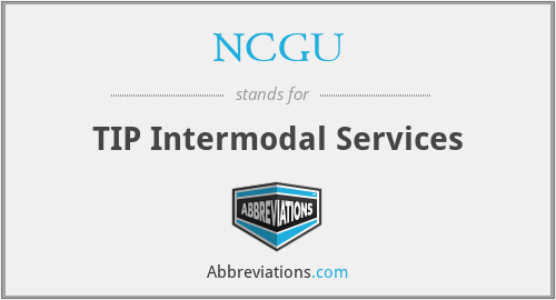 NCGU - TIP Intermodal Services