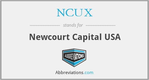 NCUX - Newcourt Capital USA