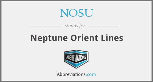 NOSU - Neptune Orient Lines