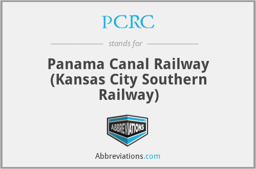PCRC - Panama Canal Railway (Kansas City Southern Railway)