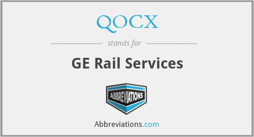 QOCX - GE Rail Services