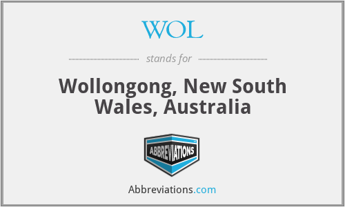 WOL - Wollongong, New South Wales, Australia