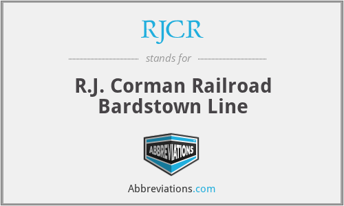 RJCR - R.J. Corman Railroad Bardstown Line