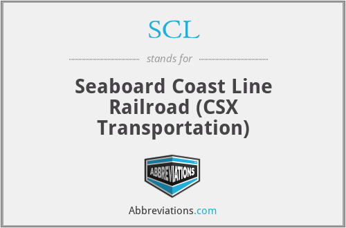 SCL - Seaboard Coast Line Railroad (CSX Transportation)