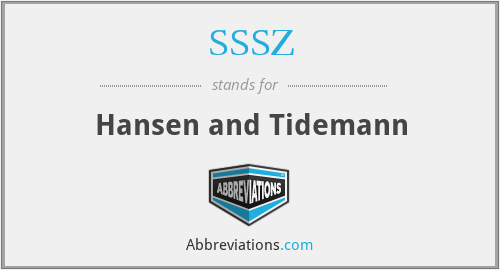 SSSZ - Hansen and Tidemann