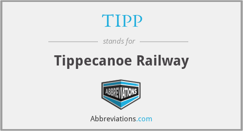 TIPP - Tippecanoe Railway