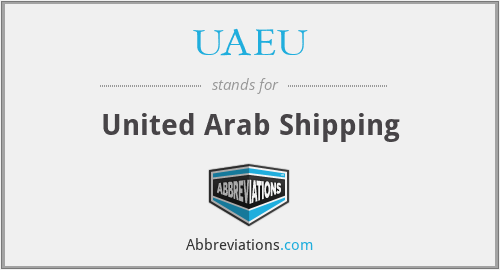UAEU - United Arab Shipping