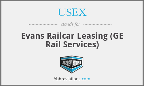 USEX - Evans Railcar Leasing (GE Rail Services)