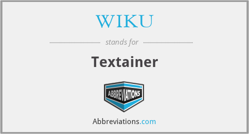 WIKU - Textainer