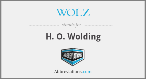WOLZ - H. O. Wolding